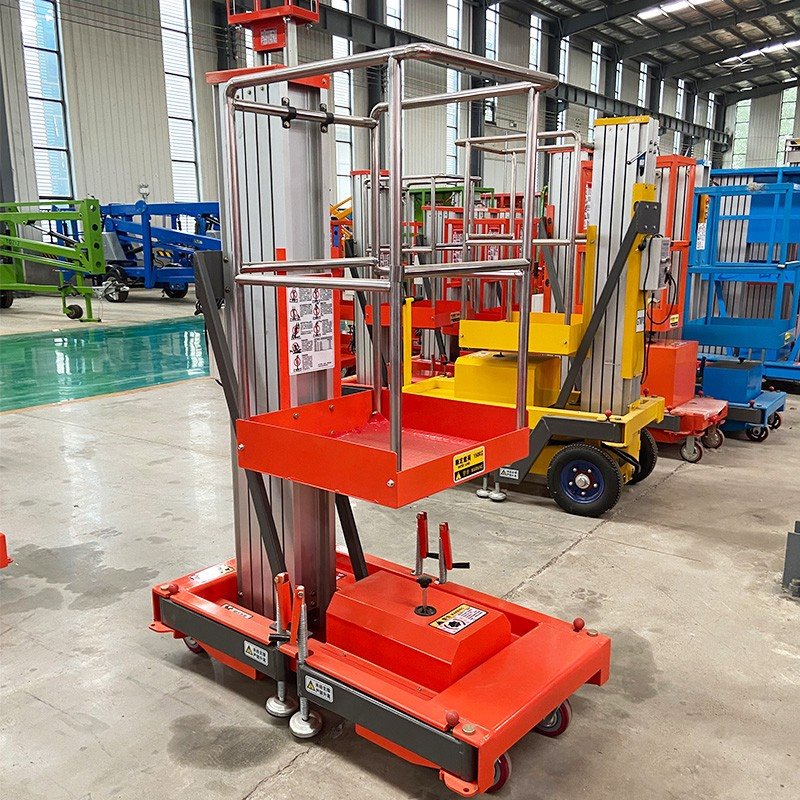 Electric Single Mast Aluminum Alloy Lift high quality